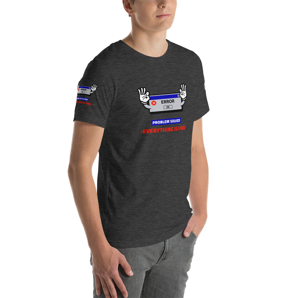 Problem solved - Short-Sleeve Unisex T-Shirt by DarkByteGear