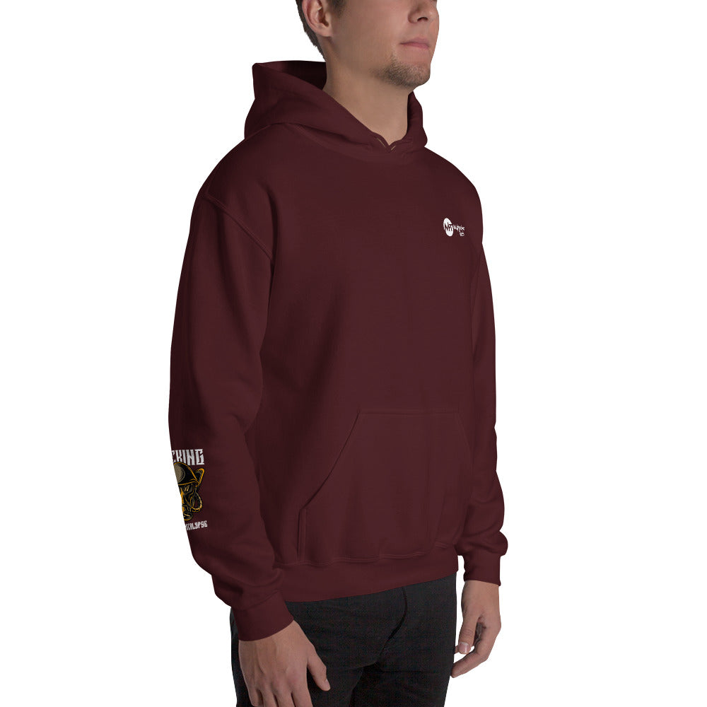 Hacking the apocalypse - Unisex Hoodie (with all sides design) by DarkByteGear
