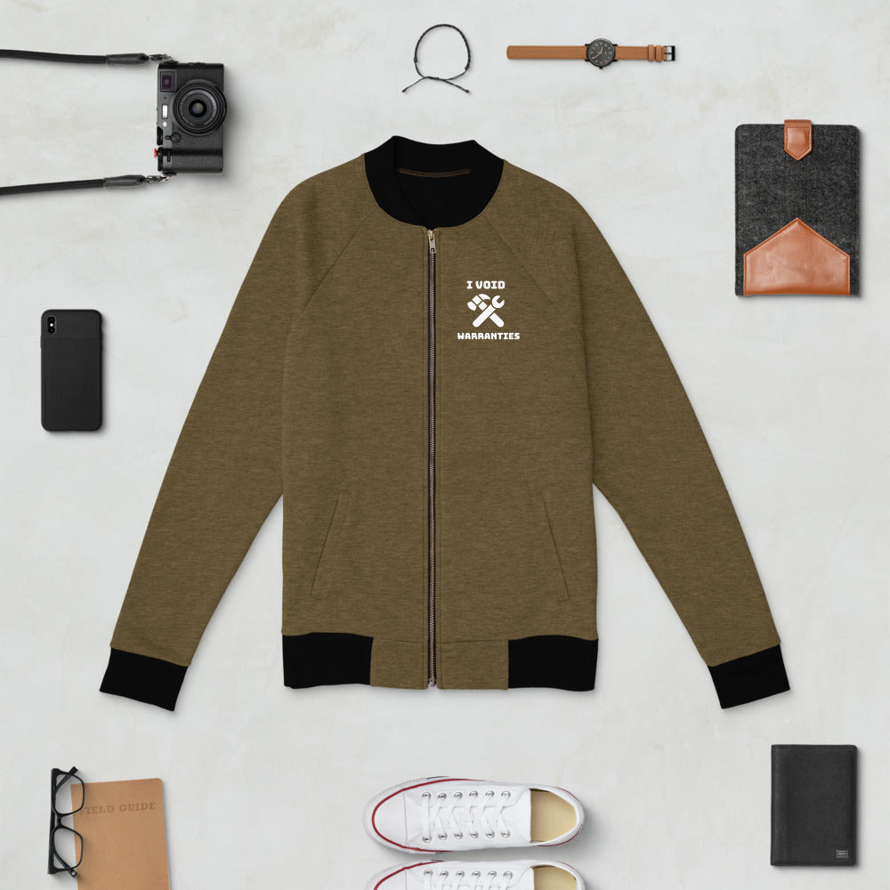 I void warranties - Bomber Jacket by DarkByteGear