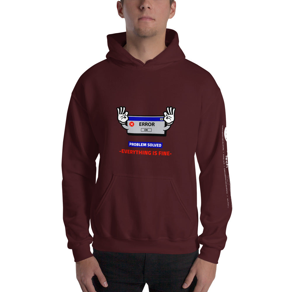 Problem solved - Unisex Hoodie by DarkByteGear