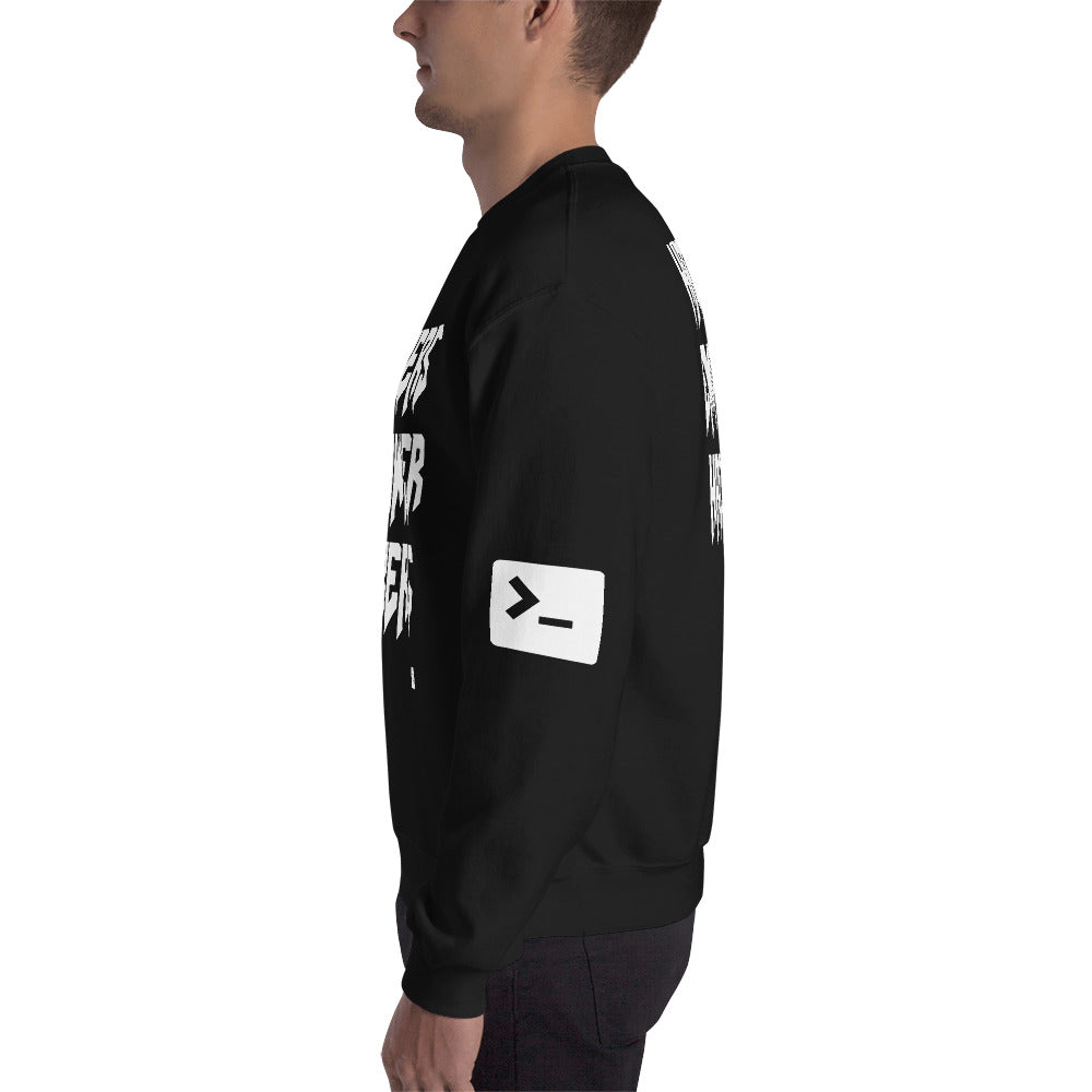 Hackers empower hackers - Unisex Sweatshirt by DarkByteGear
