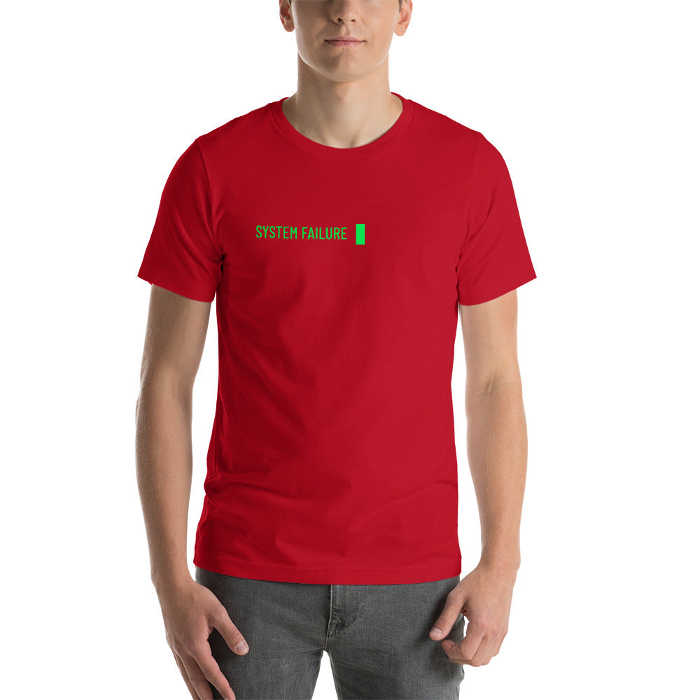 System failure - Short-Sleeve Unisex T-Shirt by DarkByteGear