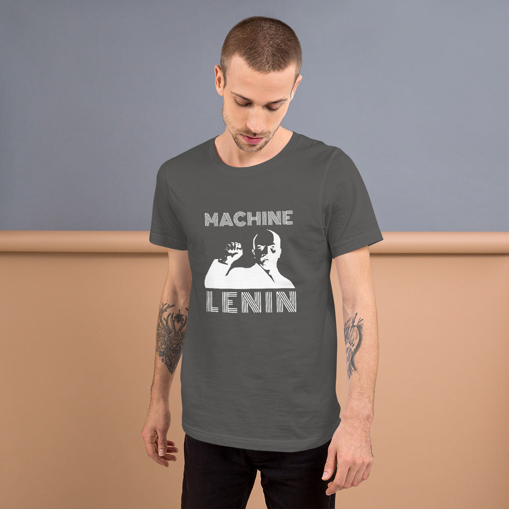 Machine Lenin - Short-Sleeve Unisex T-Shirt by DarkByteGear