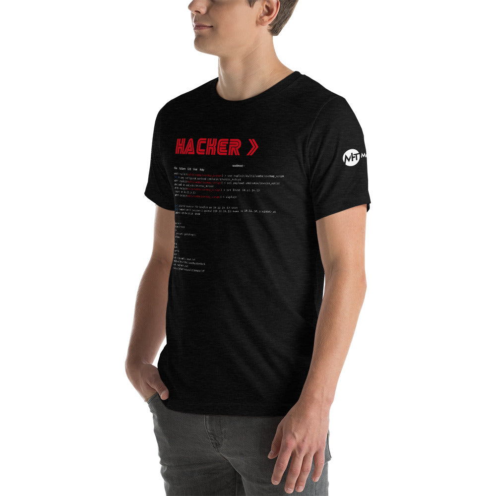 Hacker v3 - Short-Sleeve Unisex T-Shirt by DarkByteGear
