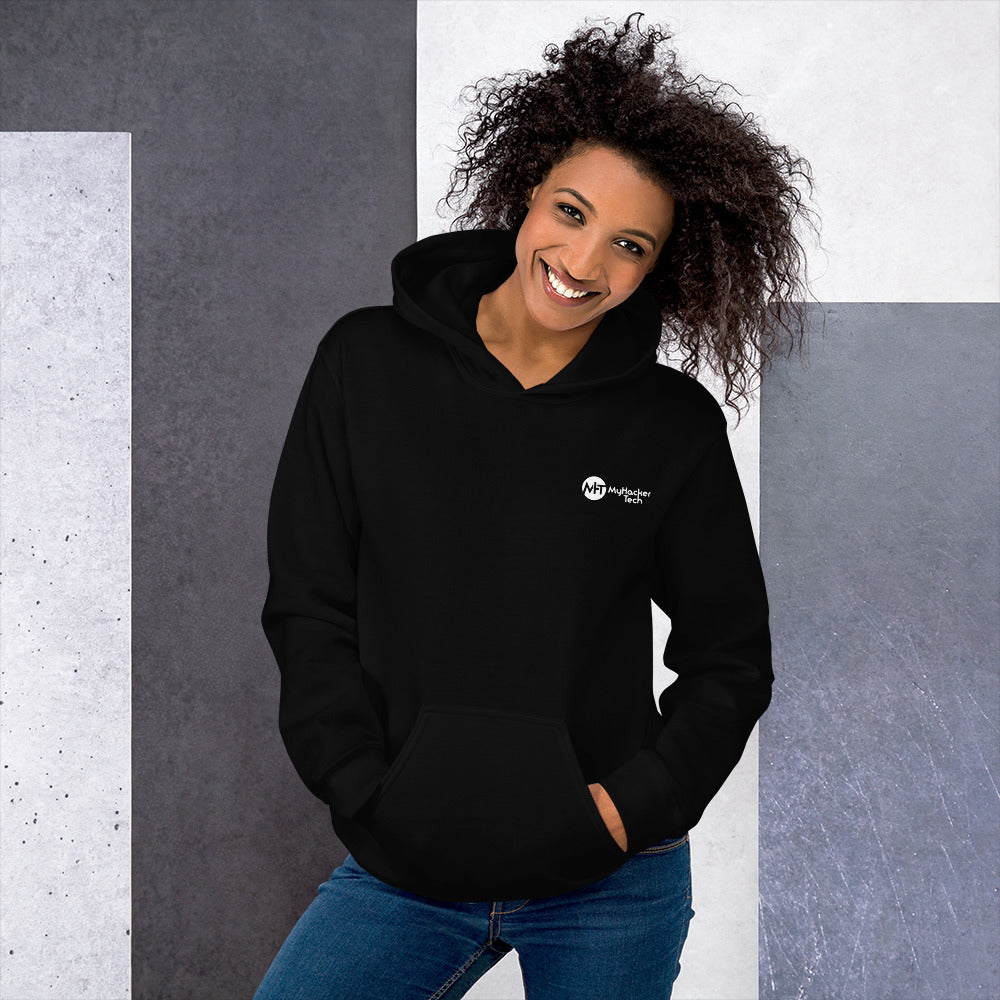 Hacking the apocalypse v2 -Unisex Hoodie (with back design) by DarkByteGear