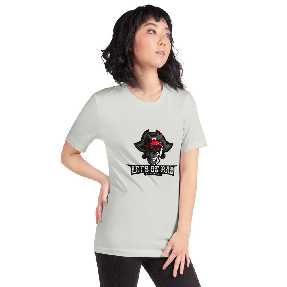 Let's be bad - Short-Sleeve Unisex T-Shirt (white) by DarkByteGear