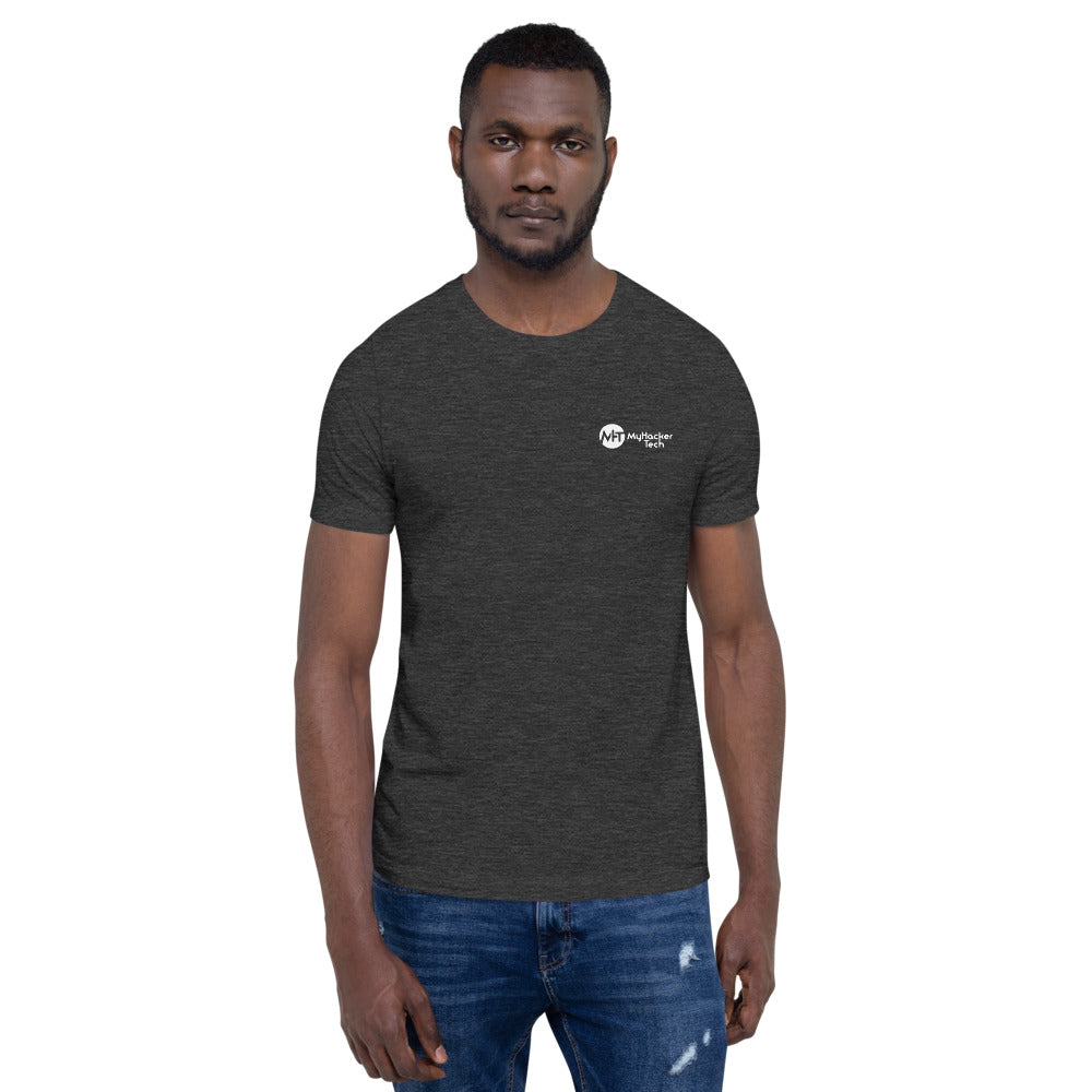 $ sudo systemctl restart 2020 - Short-Sleeve Unisex T-Shirt (with back design) by DarkByteGear
