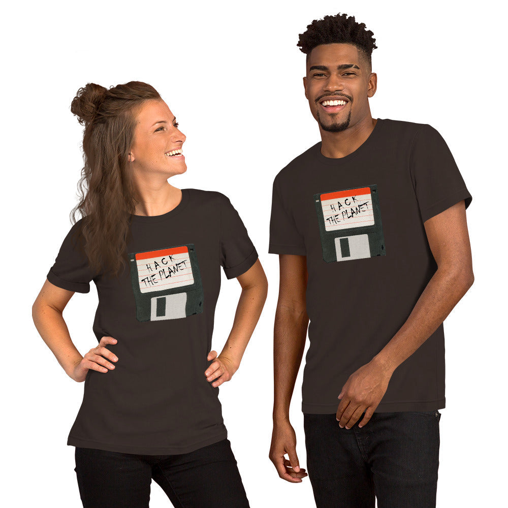 Hack the planet - Short-Sleeve Unisex T-Shirt by DarkByteGear
