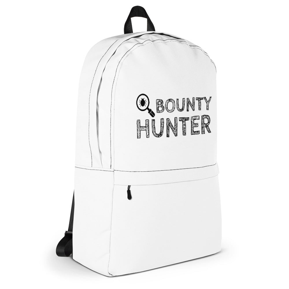Bug bounty hunter - Backpack (black text) by DarkByteGear