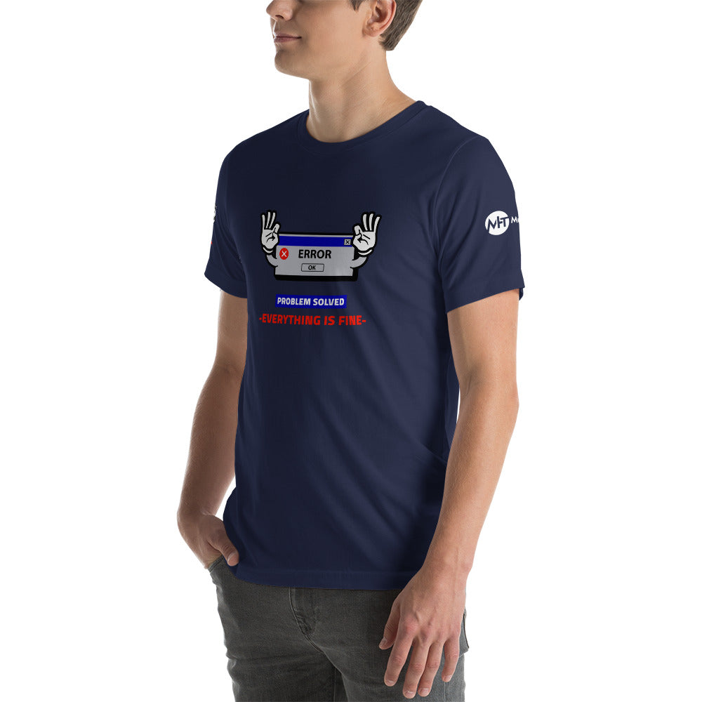 Problem solved - Short-Sleeve Unisex T-Shirt by DarkByteGear