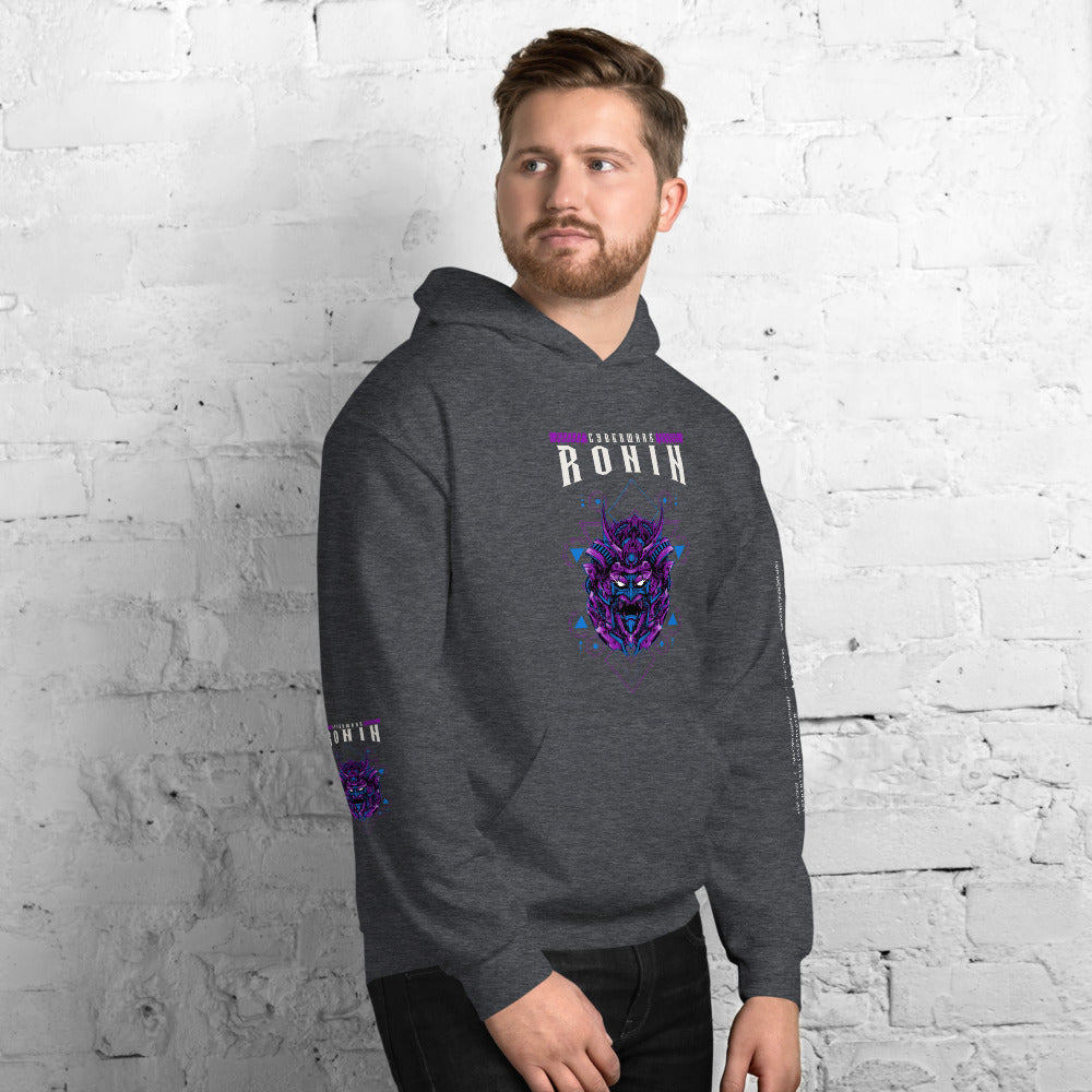 CyberWare Ronin - Unisex Hoodie (all sides print) by DarkByteGear