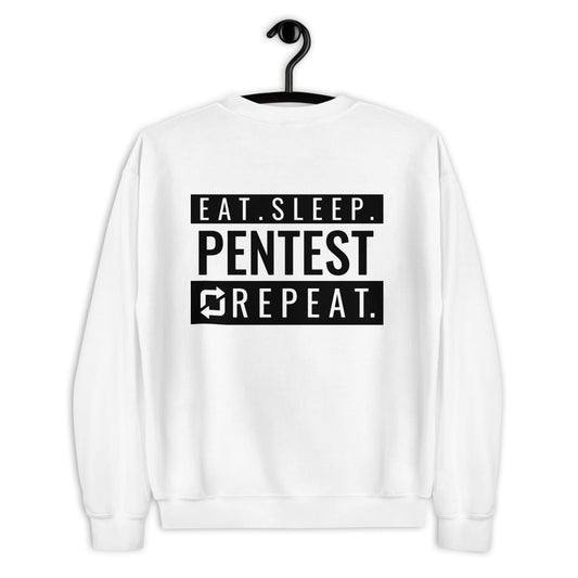 Eat sleep pentest repeat - Unisex Sweatshirt by DarkByteGear