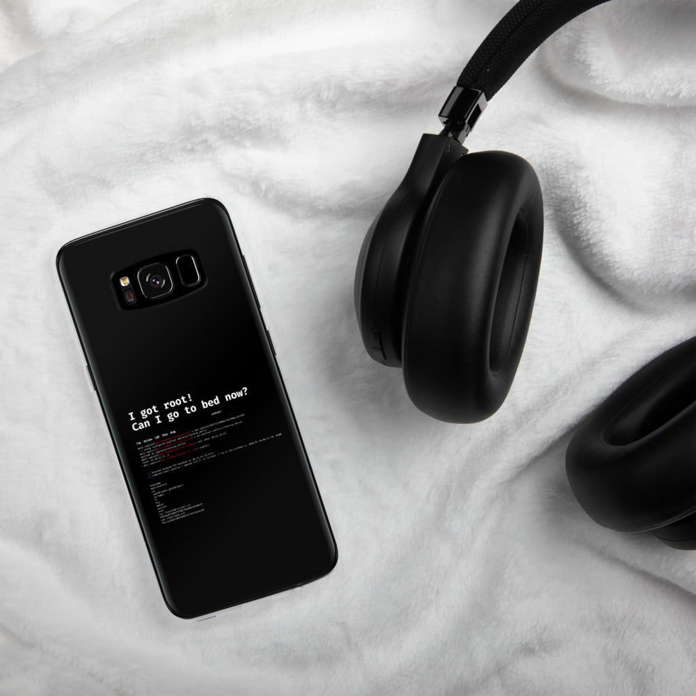 I got root! Can I go to bed now? - Samsung Case by DarkByteGear