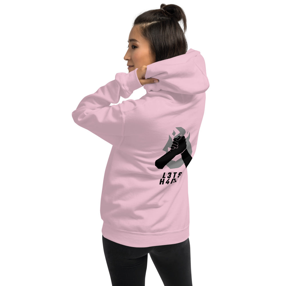 L3ts H4ck - Unisex Hoodie (black text) by DarkByteGear