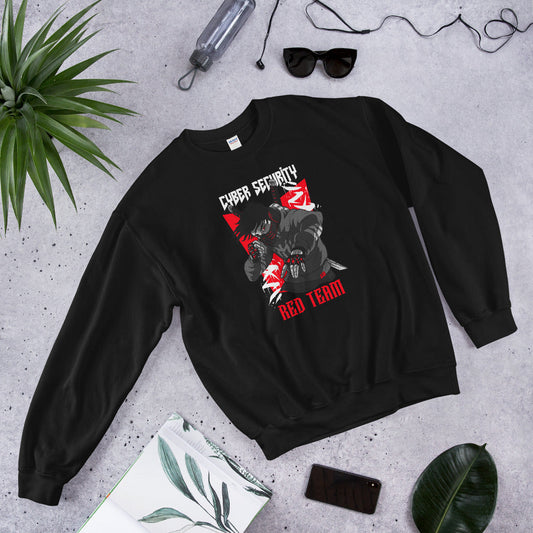 Cyber Security Red Team V1 - Unisex Sweatshirt by DarkByteGear