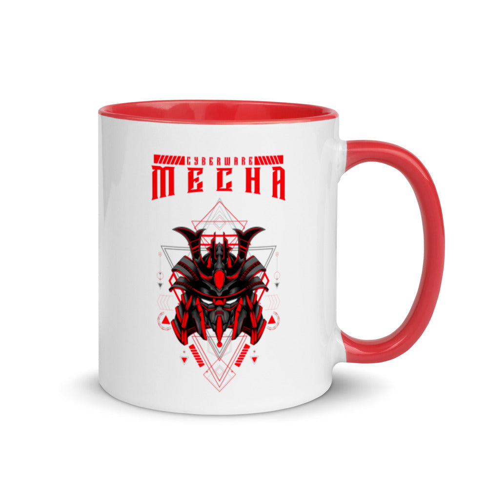 CyberWare Mecha - Mug with Color Inside by DarkByteGear
