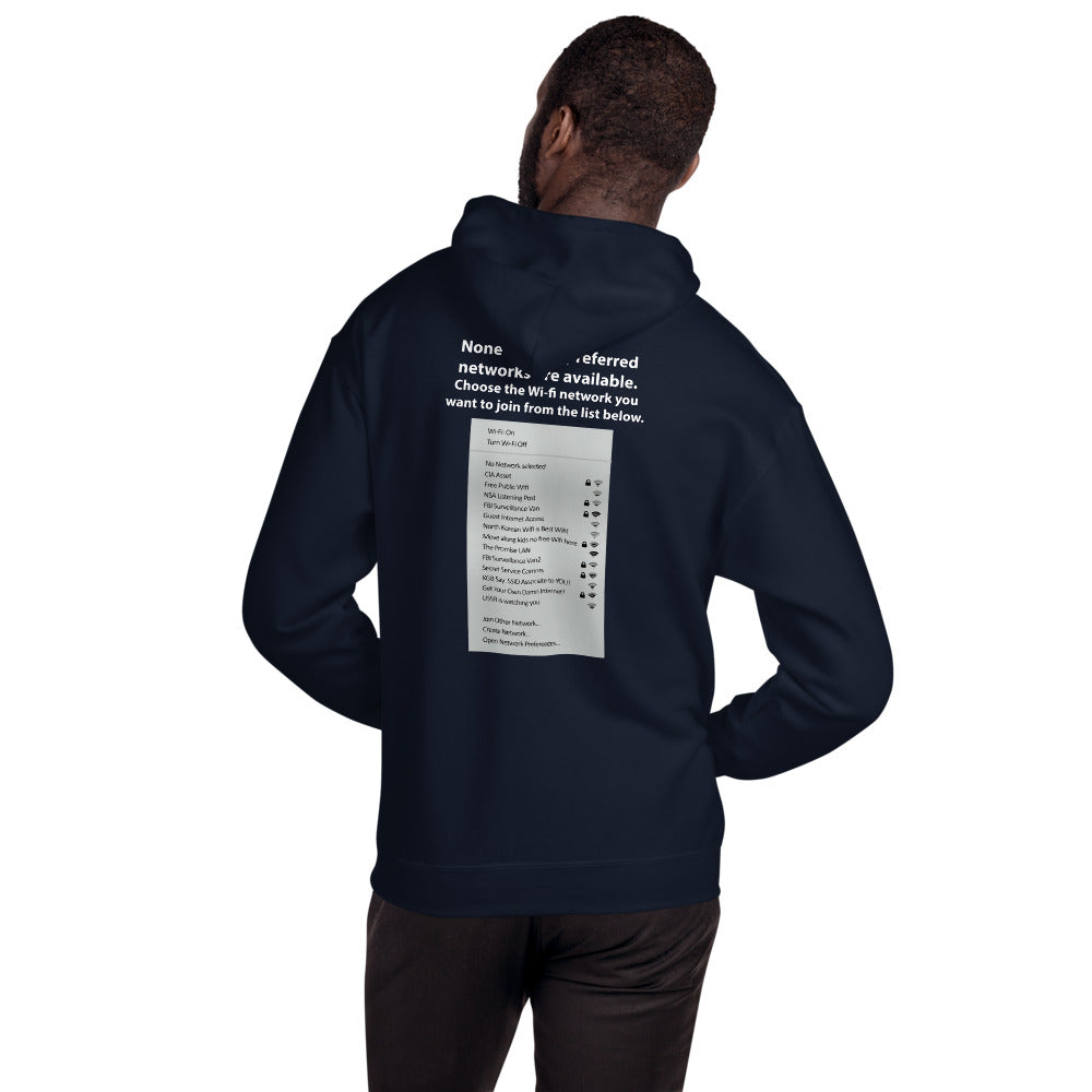 None of your preferred networks are available - Unisex Hoodie by DarkByteGear