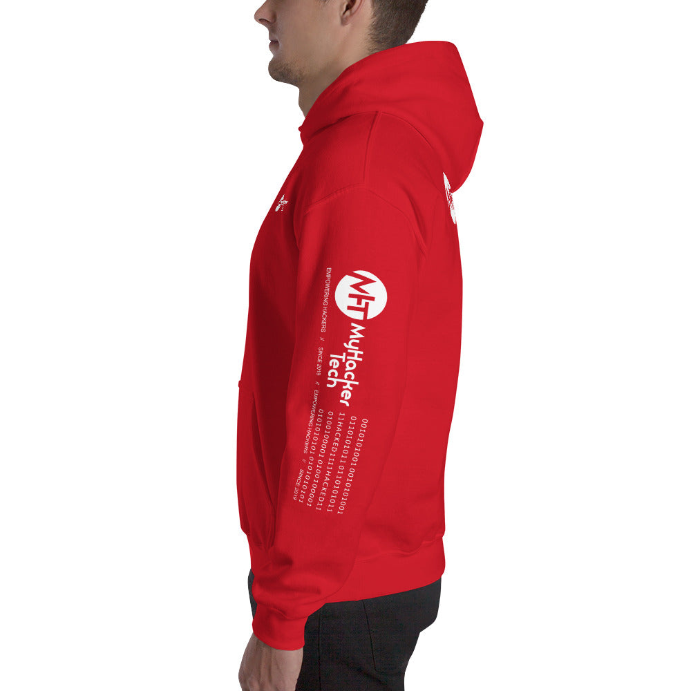 MyHackerTech Classic - Unisex Hoodie (with all sides designs) by DarkByteGear