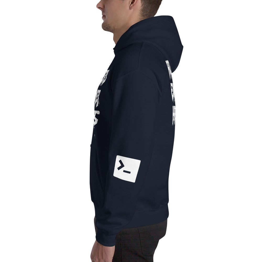 Hackers empower hackers - Unisex Hoodie by DarkByteGear
