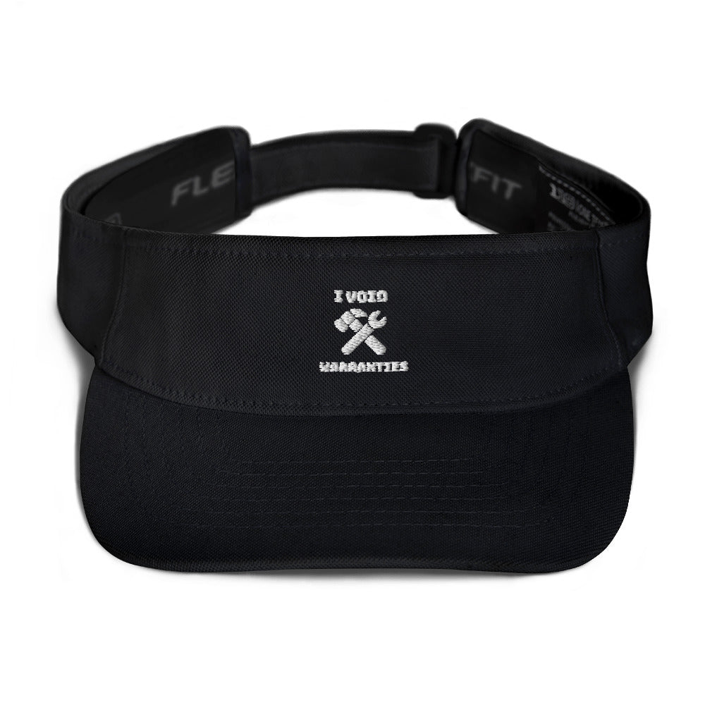 I void warranties - Visor (white text) by DarkByteGear