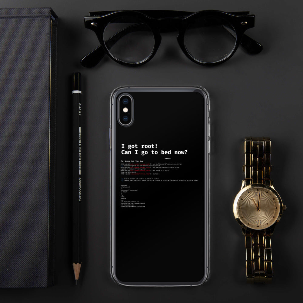 I got root! Can I go to bed now? - iPhone Case by DarkByteGear