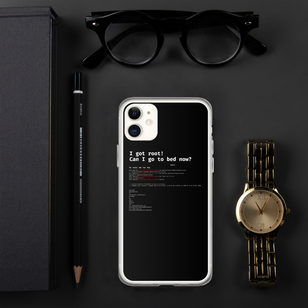 I got root! Can I go to bed now? - iPhone Case by DarkByteGear