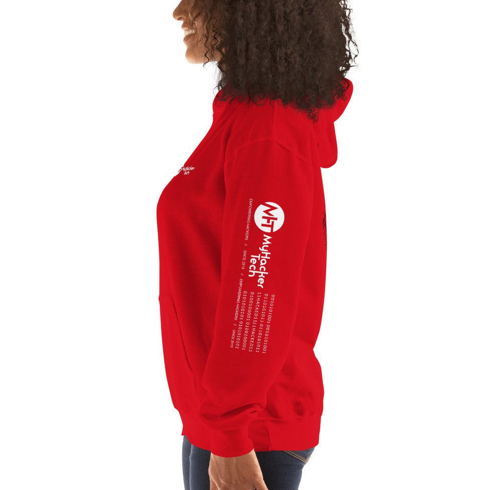 Hacking the apocalypse v1 - Unisex Hoodie (with all sides design) by DarkByteGear