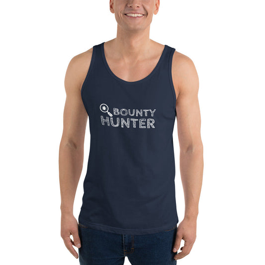 Bug bounty hunter - Unisex Tank Top (white text) by DarkByteGear
