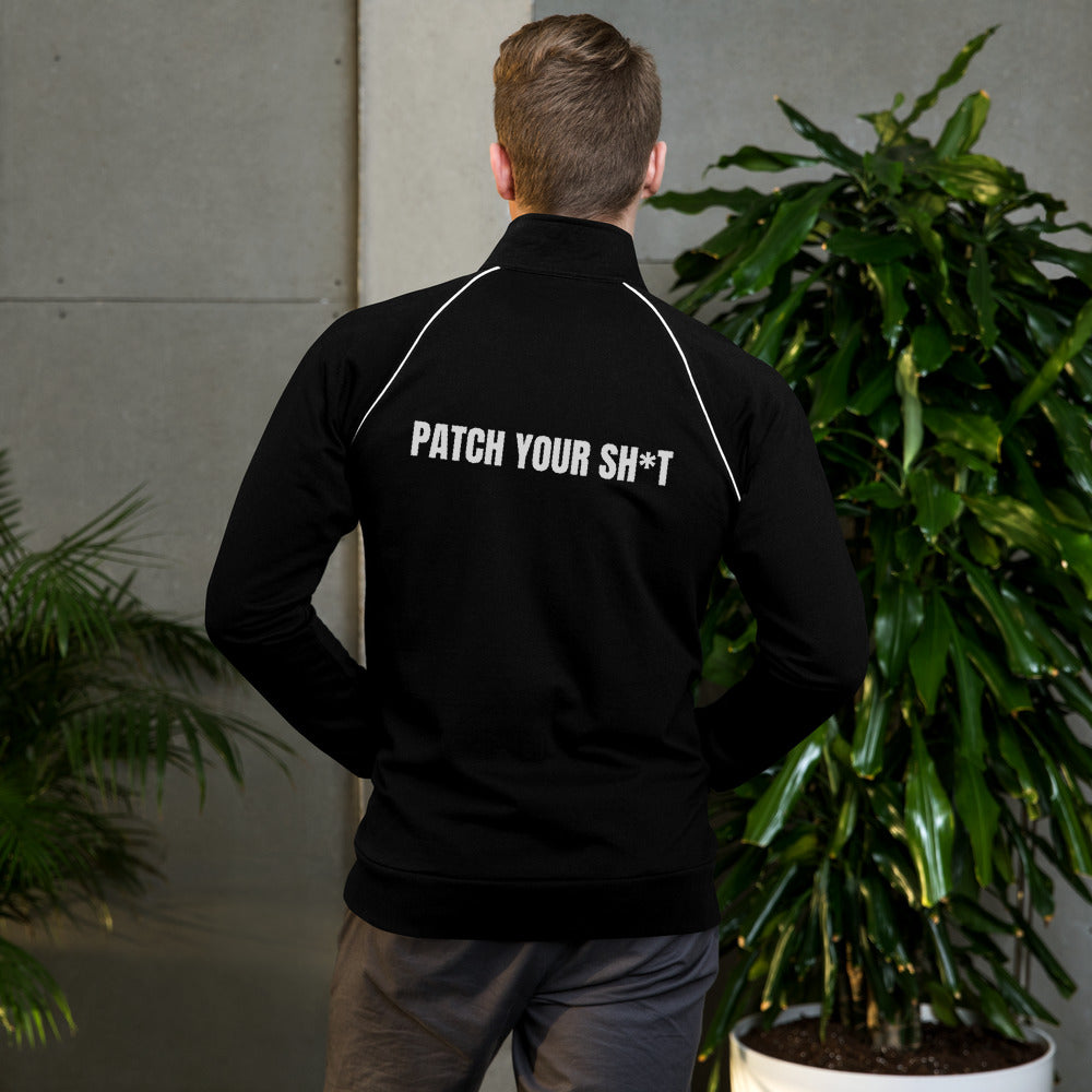 PATCH YOUR SH*T - Piped Fleece Jacket by DarkByteGear