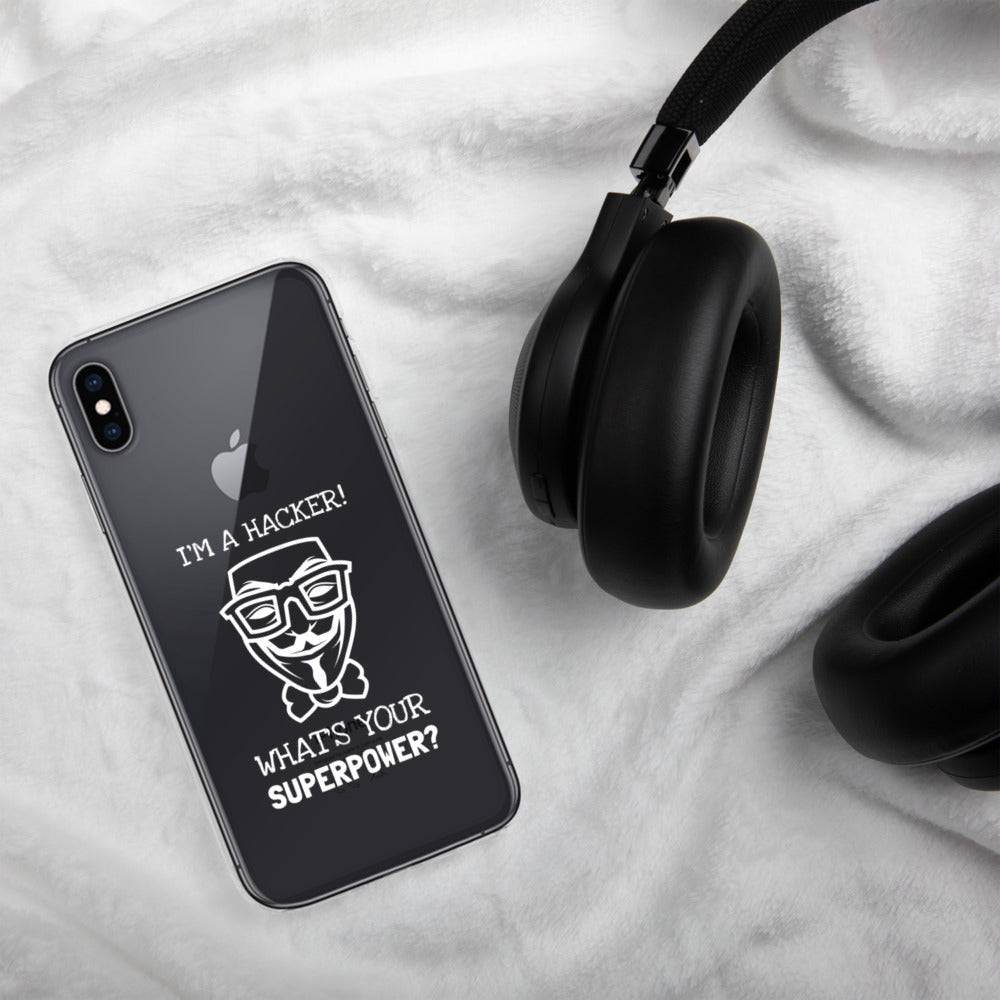 I'm a hacker! What's your superpower? - iPhone Case by DarkByteGear