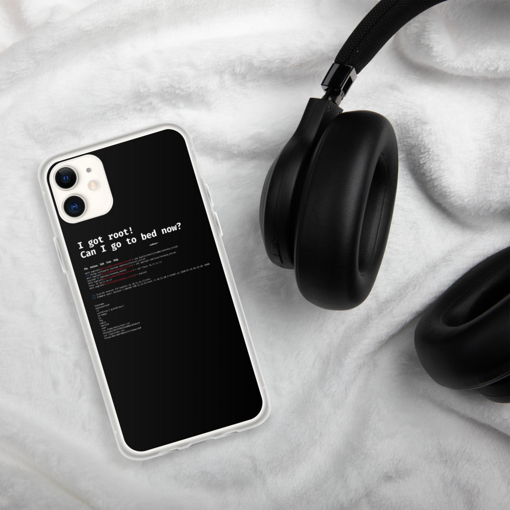I got root! Can I go to bed now? - iPhone Case by DarkByteGear