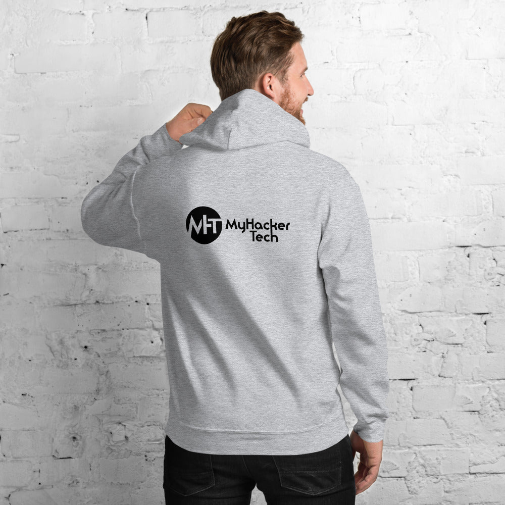 MyHackerTech Classic - Unisex Hoodie ( with back design) by DarkByteGear