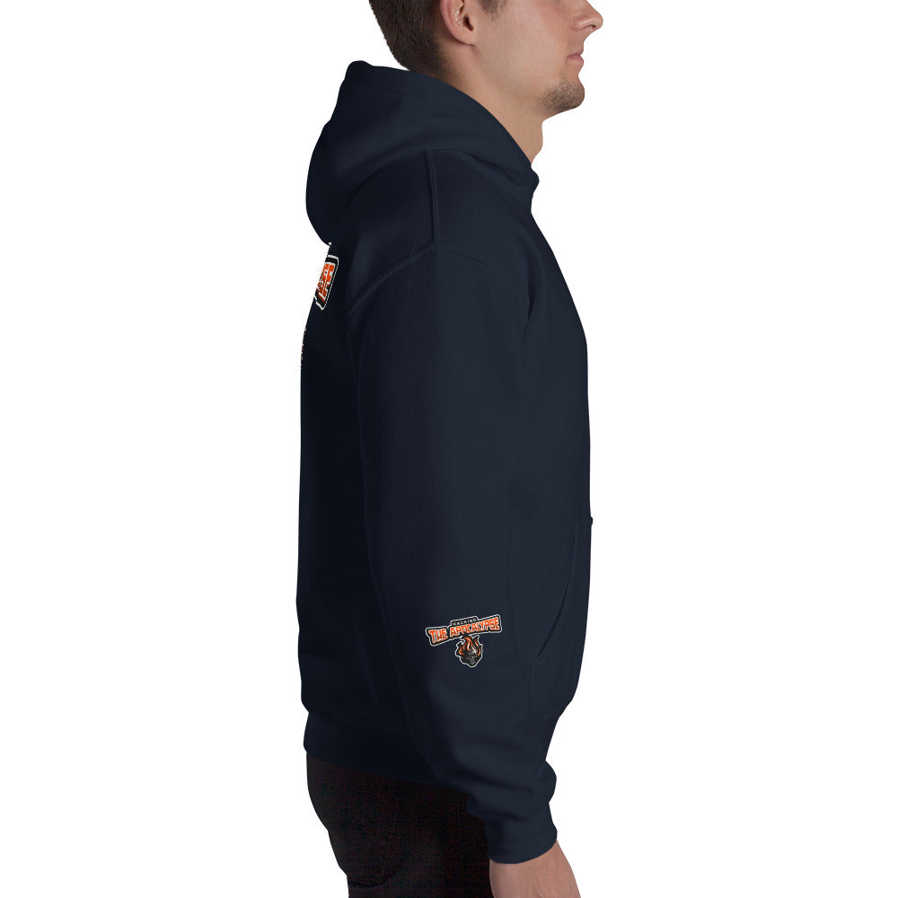 Hacking the apocalypse v1 - Unisex Hoodie (with all sides design) by DarkByteGear