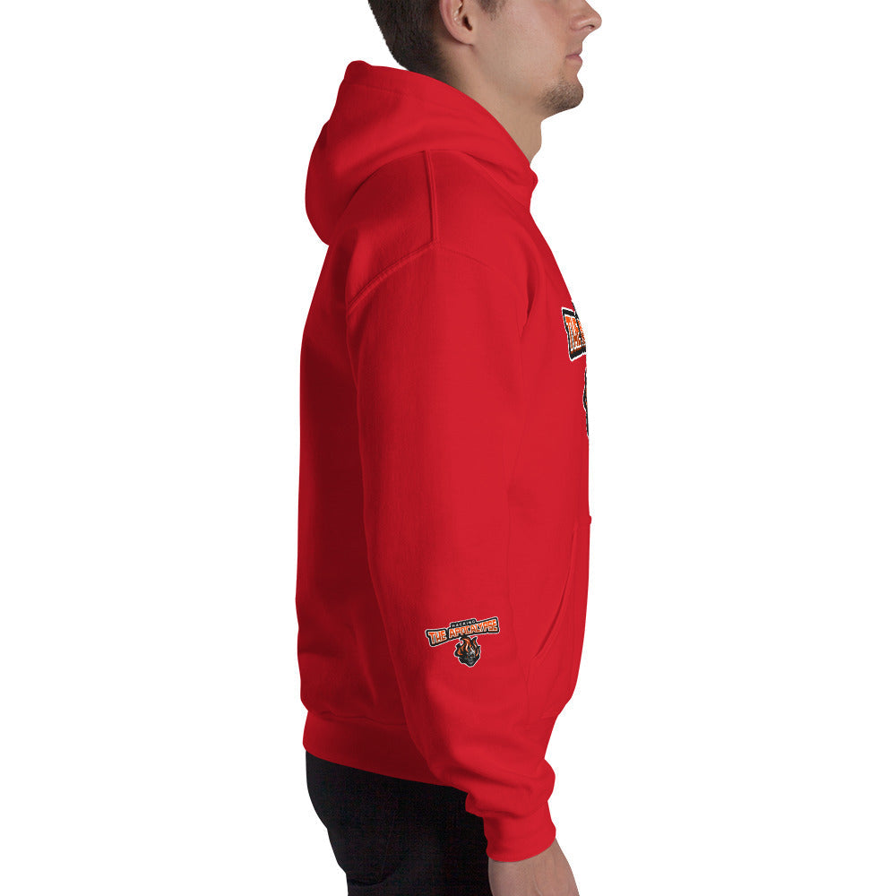 Hacking the apocalypse v1 - Unisex Hoodie (with all sides design) by DarkByteGear