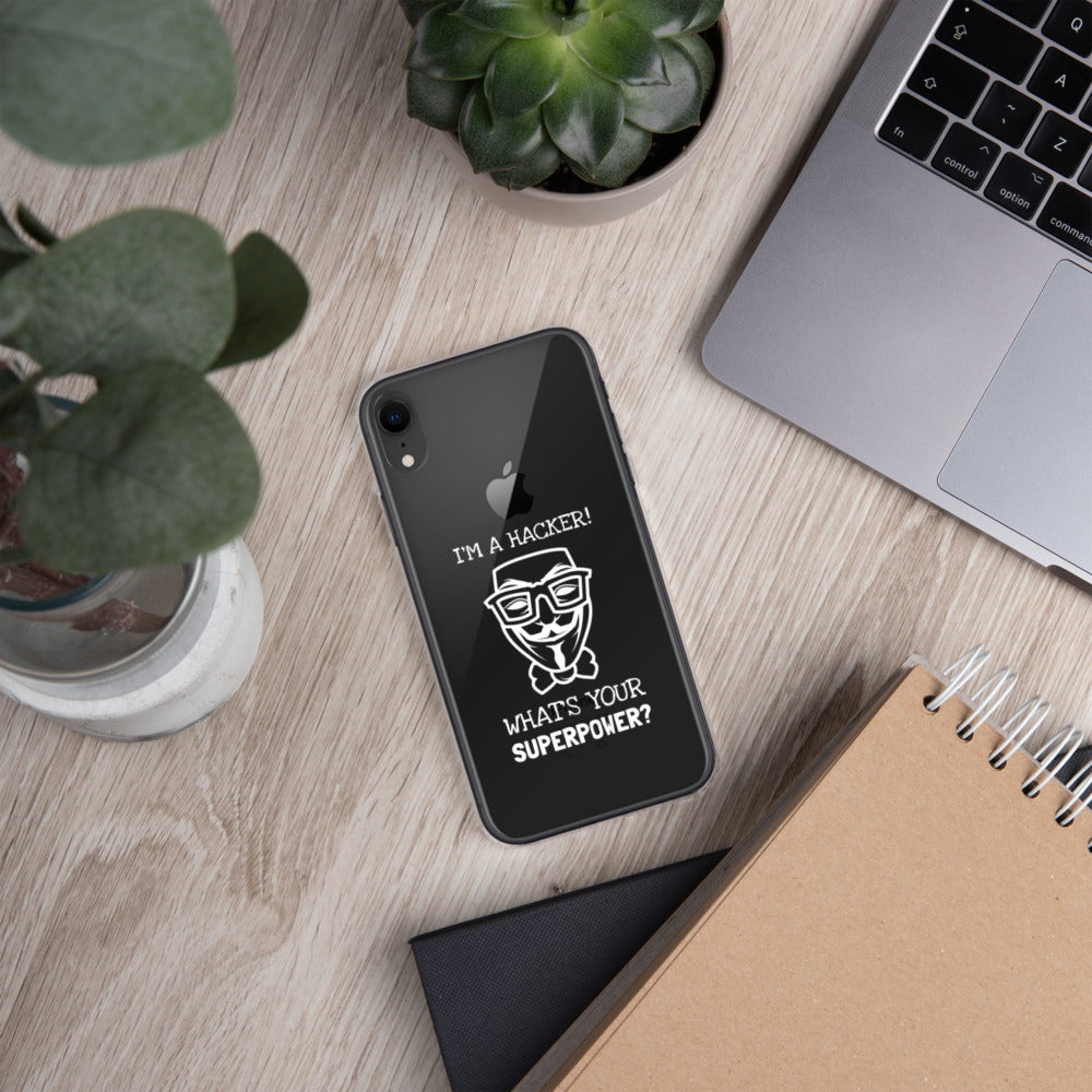 I'm a hacker! What's your superpower? - iPhone Case by DarkByteGear