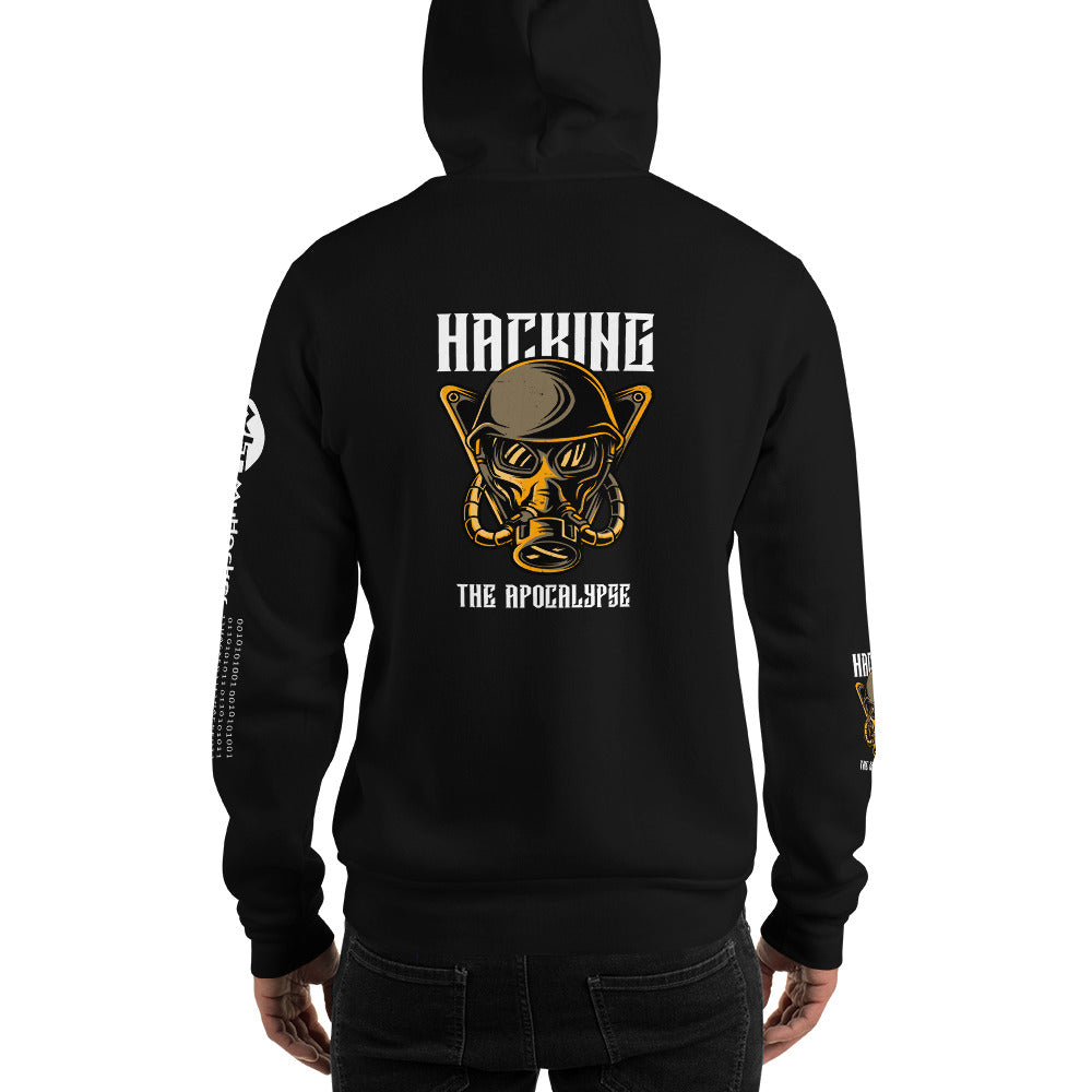 Hacking the apocalypse - Unisex Hoodie (with all sides design) by DarkByteGear