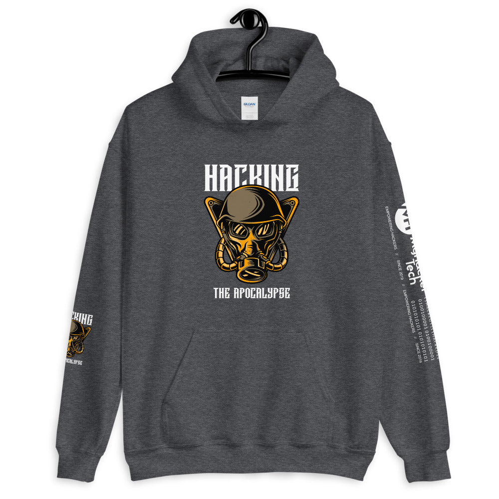Hacking the apocalypse - Unisex Hoodie (with all sides design) by DarkByteGear