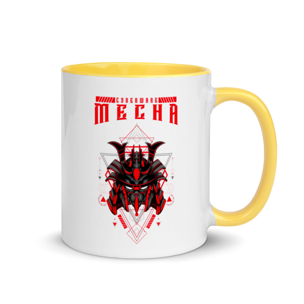 CyberWare Mecha - Mug with Color Inside by DarkByteGear