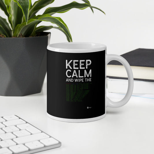 Keep Calm and wipe the logs - Mug by DarkByteGear