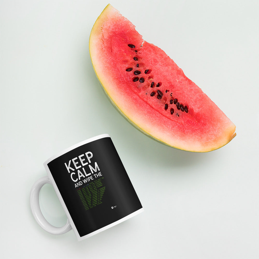 Keep Calm and wipe the logs - Mug by DarkByteGear