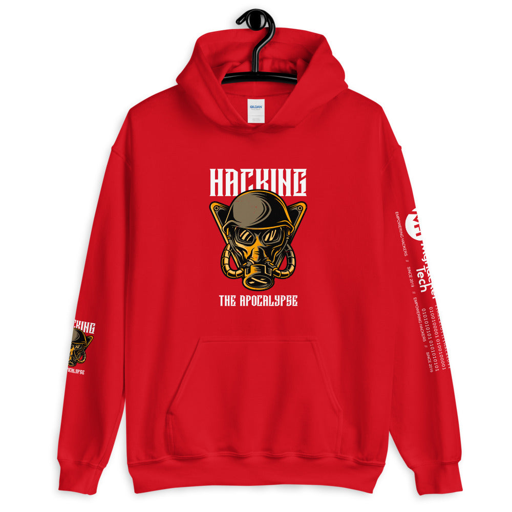 Hacking the apocalypse - Unisex Hoodie (with all sides design) by DarkByteGear