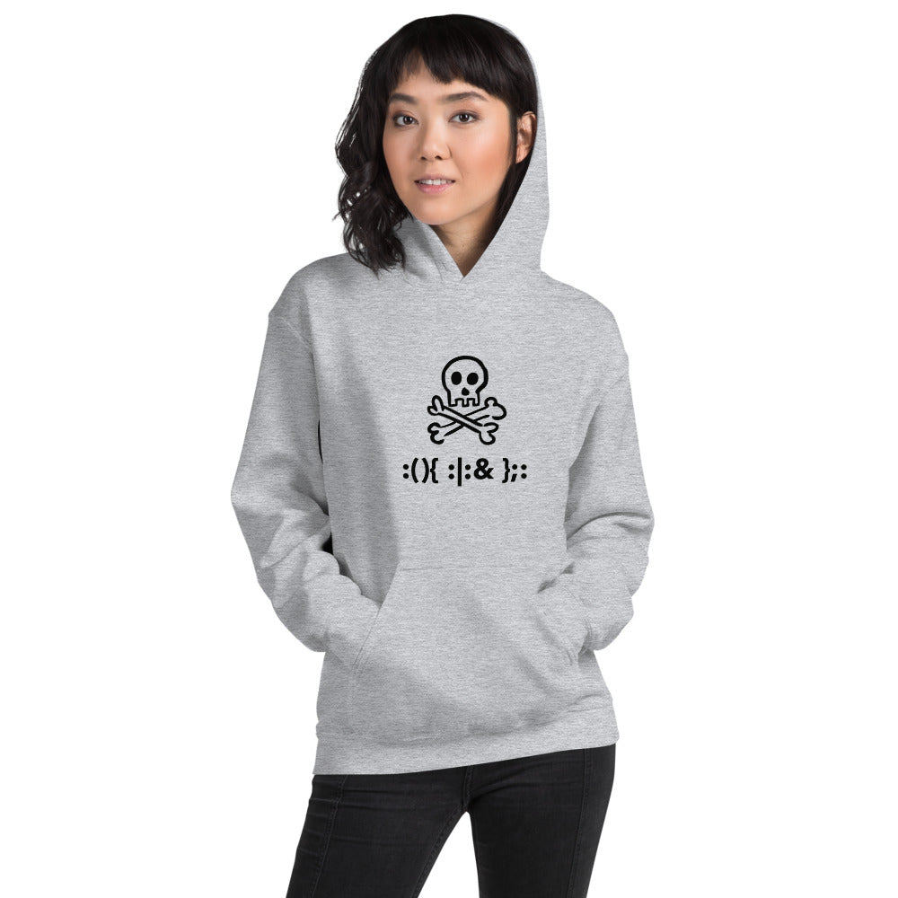 Bash Fork Bomb Linux - Unisex Hoodie by DarkByteGear