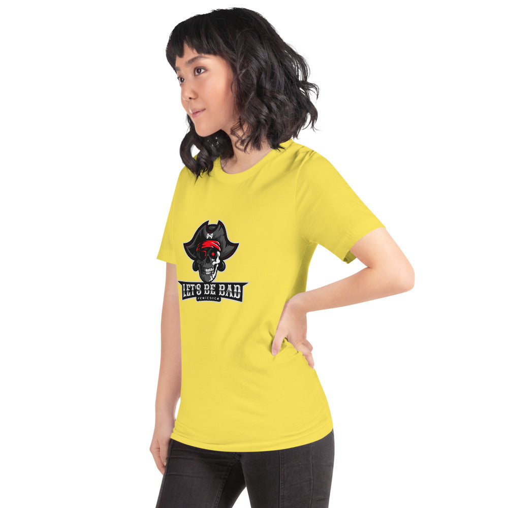 Let's be bad - Short-Sleeve Unisex T-Shirt (white) by DarkByteGear