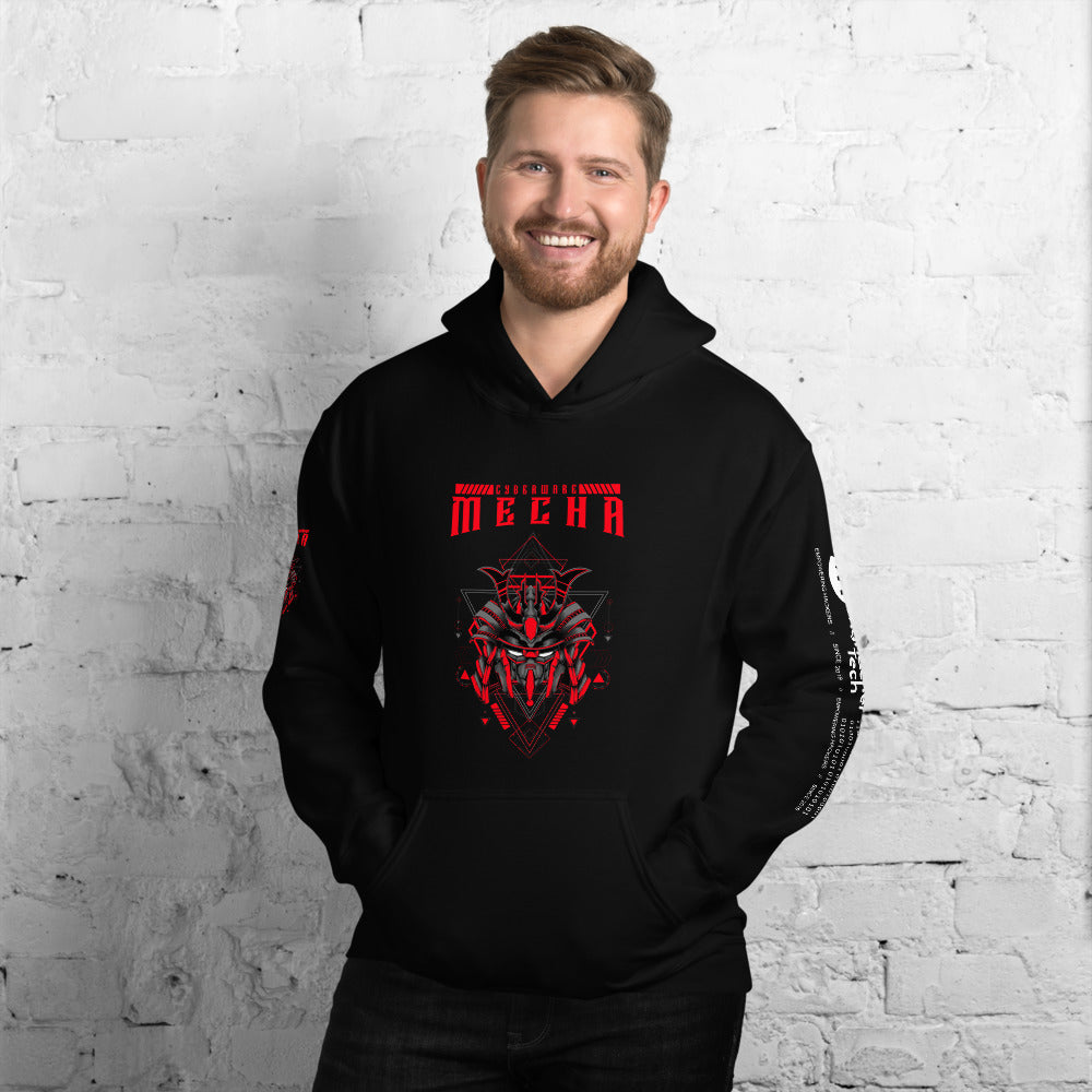 CyberWare Mecha - Unisex Hoodie (all sides print) by DarkByteGear