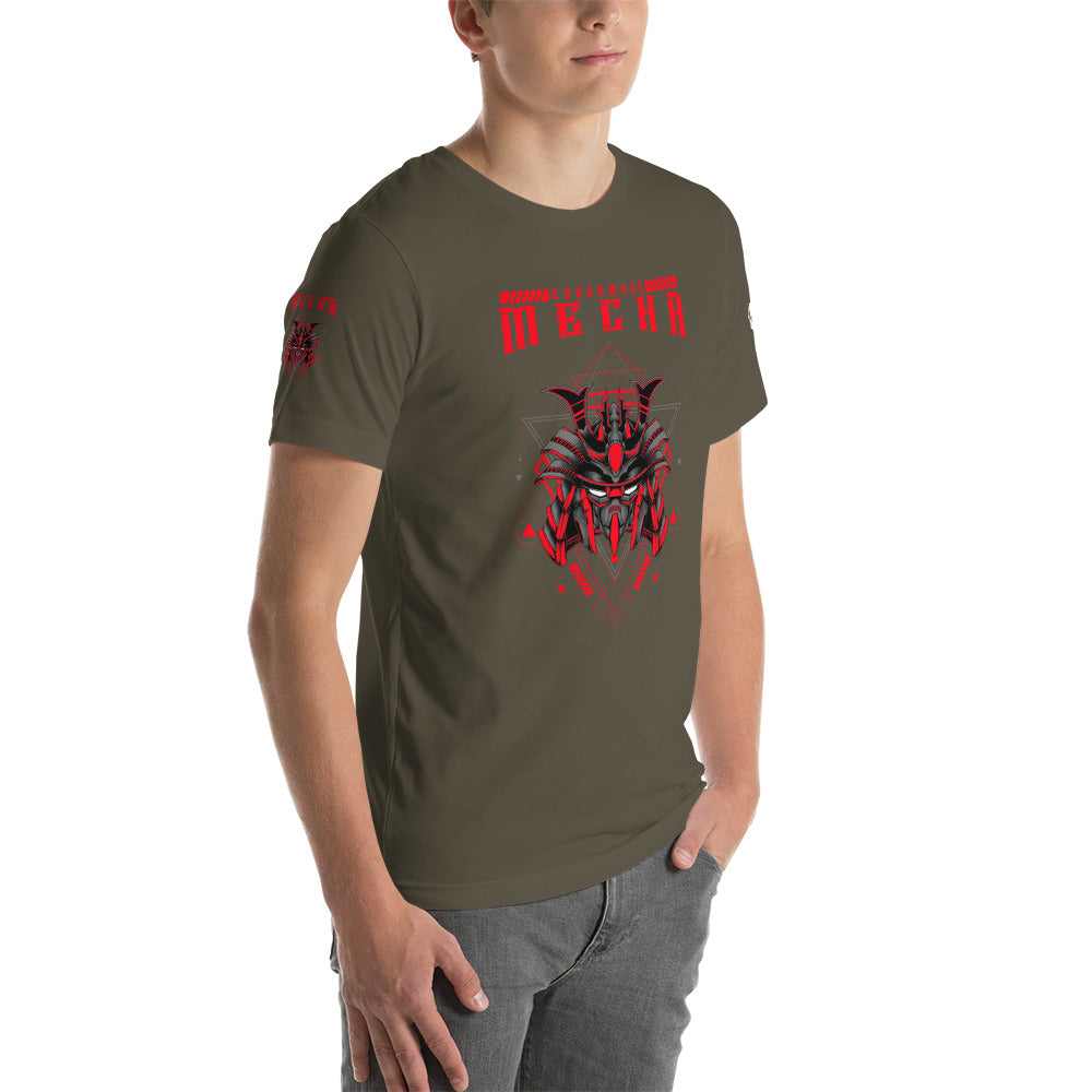 CyberWare Mecha - Short-Sleeve Unisex T-Shirt ( all sides print) by DarkByteGear