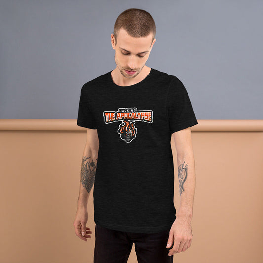 Hacking the Apocalypse v.1 - Short-Sleeve Unisex T-Shirt by DarkByteGear