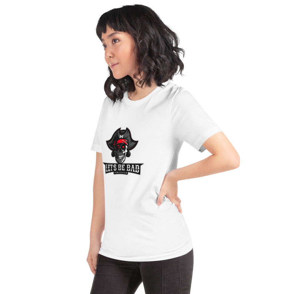 Let's be bad - Short-Sleeve Unisex T-Shirt (white) by DarkByteGear