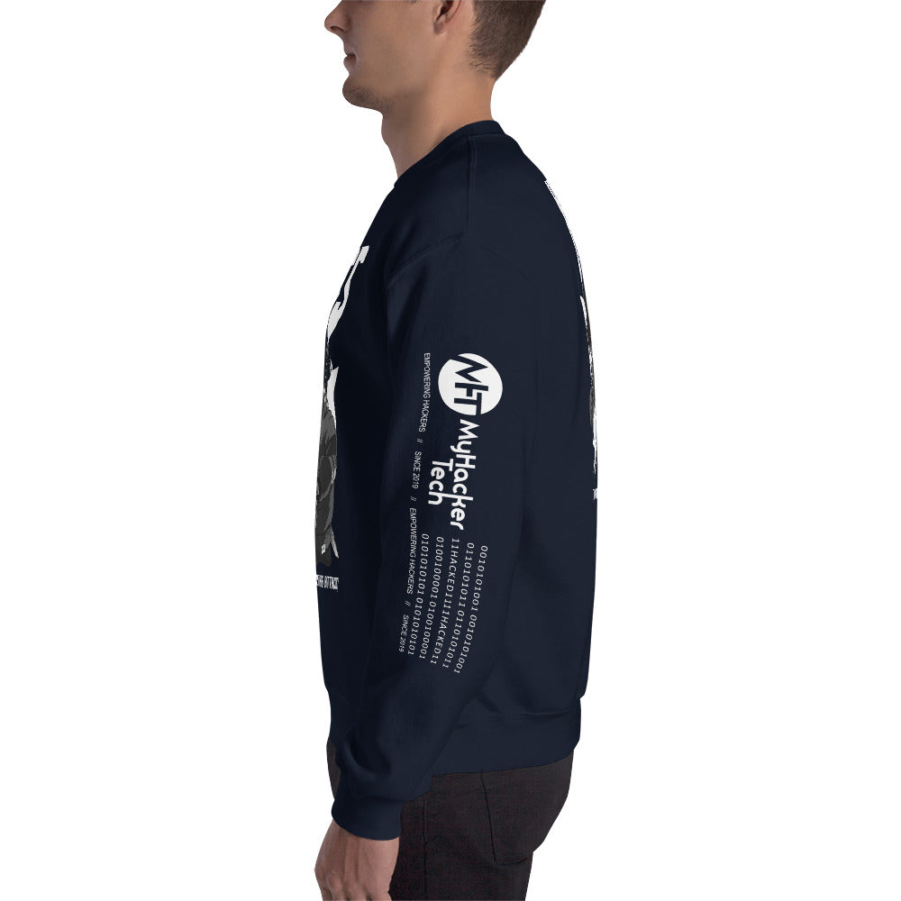 XSS cross-site scripting attack - Unisex Sweatshirt by DarkByteGear