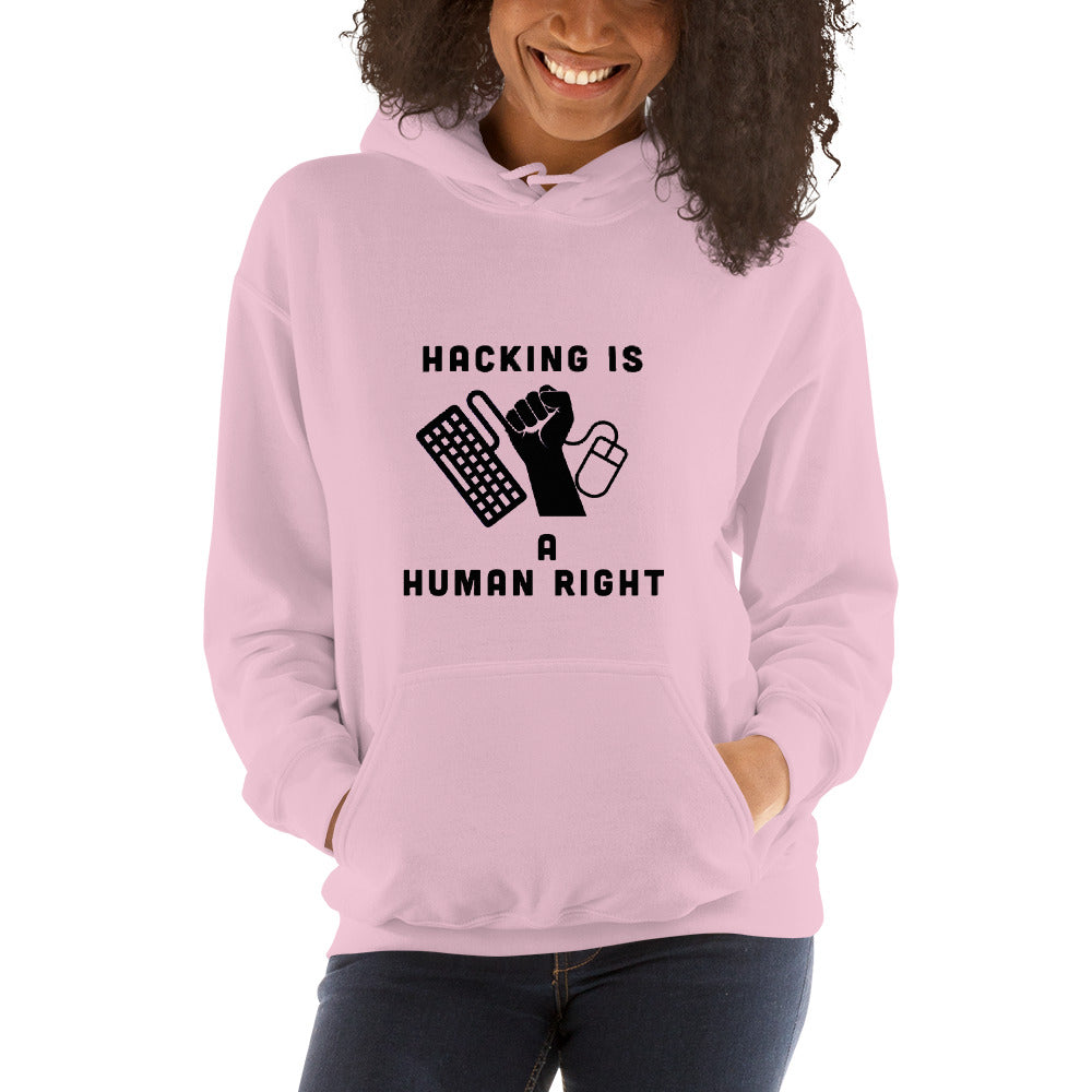 HACKING IS A HUMAN RIGHT - Unisex Hoodie by DarkByteGear