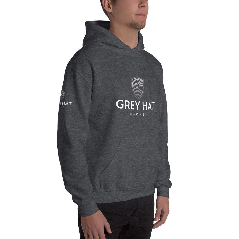 Grey Hat Hacker - Unisex Hoodie by DarkByteGear